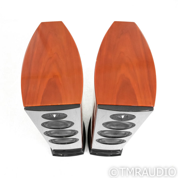 Aerial Acoustics Model 7T Floorstanding Speakers; High Gloss Rosenut Pair
