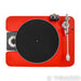 VPI Scout Jr. Belt Drive Turntable; Red w/ Ortofon 2M Blue MM