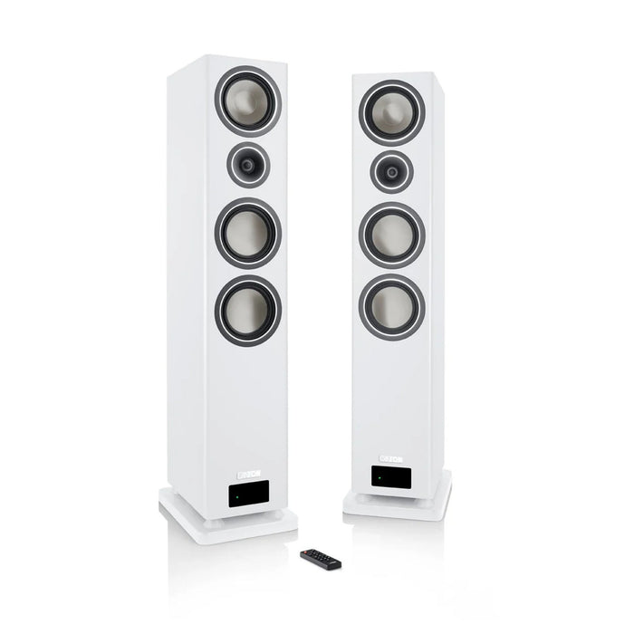 Canton Smart Townus 8 Floorstanding Speakers; White Pair (Sealed w/ Warranty)