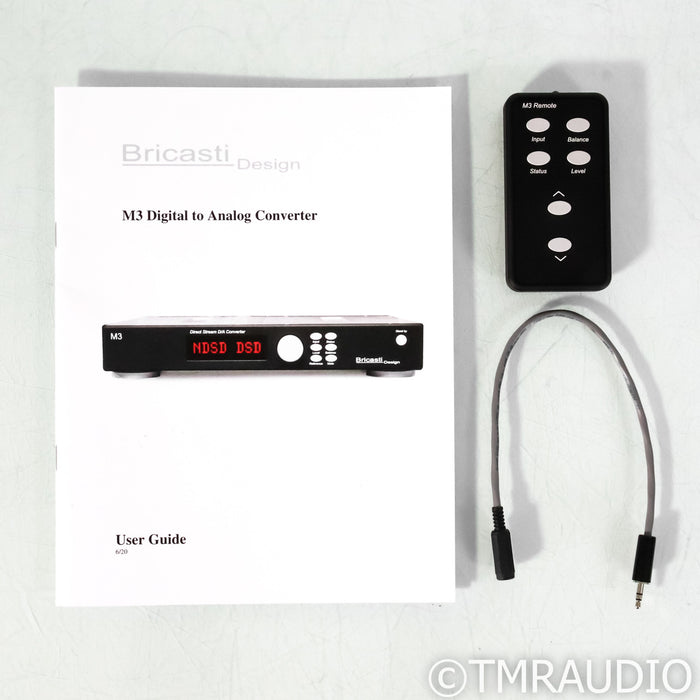 Bricasti Design M3 DAC; D/A Converter, w/ Network Player Upgrade & Remote