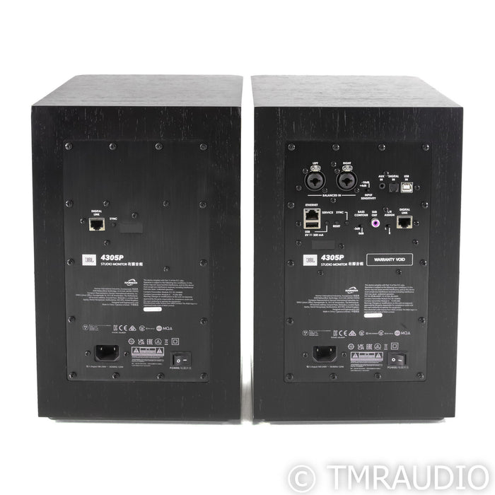 JBL 4305P Powered Bookshelf Speakers; Black Pair