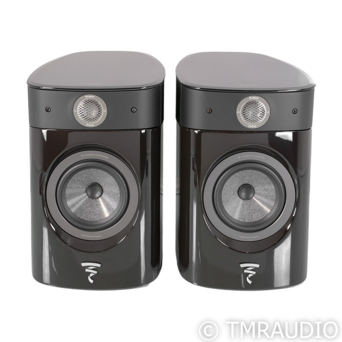 Focal Sopra No. 1 Bookshelf Speakers; Black Oak Pair (Open Box)