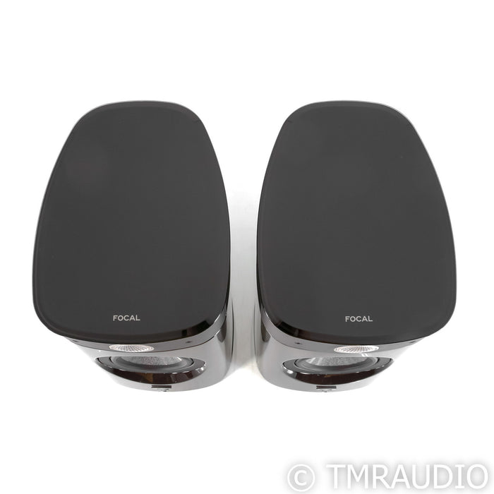Focal Sopra No. 1 Bookshelf Speakers; Black Oak Pair (Open Box)