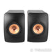 KEF LS50 Wireless II Powered Bookshelf Speakers; Carbon Black Pair