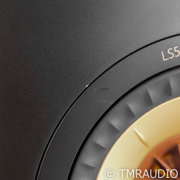 KEF LS50 Wireless II Powered Bookshelf Speakers; Carbon Black Pair
