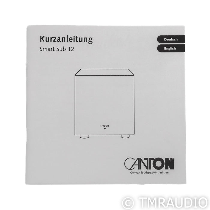 Canton Smart Sub 12 Wireless 12" Powered Subwoofer; Black (Demo w/ Warranty)