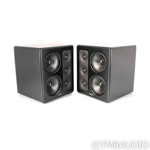 Miller & Kreisel S300 Bookshelf Speakers; Black Pair (No Grills)