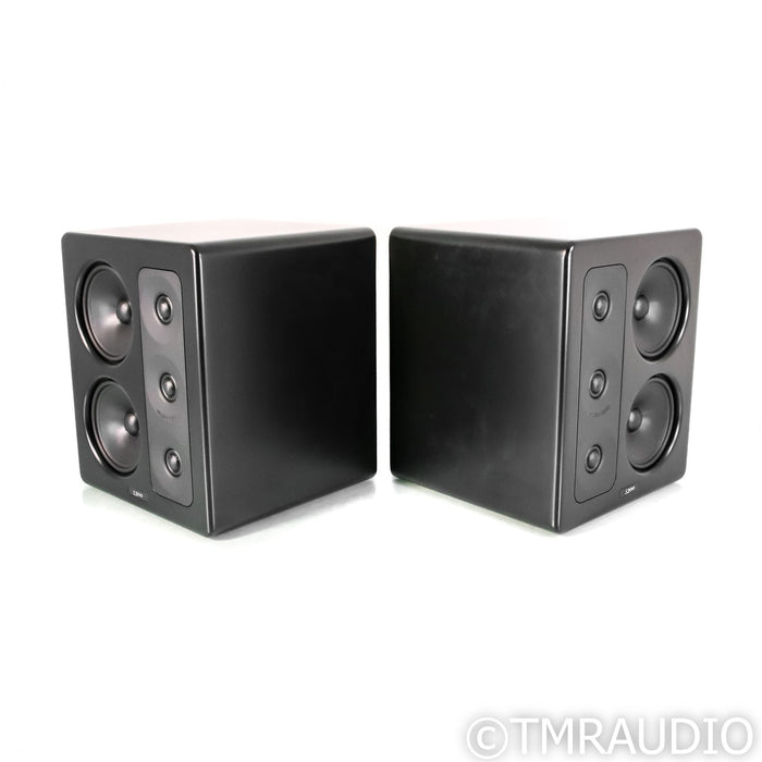 Miller & Kreisel S300 Bookshelf Speakers; Black Pair (No Grills)