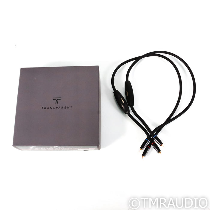Transparent Audio Ultra G6 RCA Cables; 1m Pair Interconnects