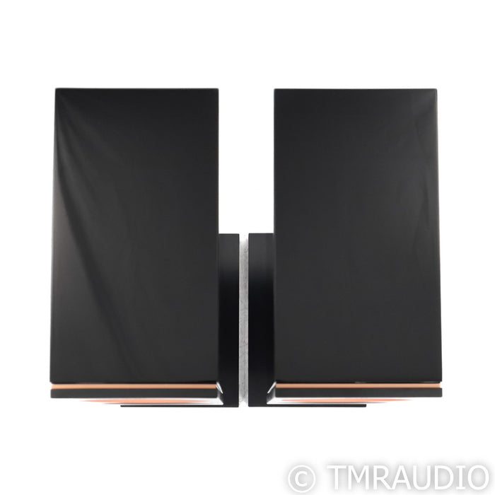 KEF Reference 1 Meta Bookshelf Speakers with RS1 Stands; High Gloss Black Pair