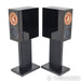 KEF Reference 1 Meta Bookshelf Speakers with RS1 Stands; High Gloss Black Pair