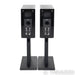 KEF Reference 1 Meta Bookshelf Speakers with RS1 Stands; High Gloss Black Pair