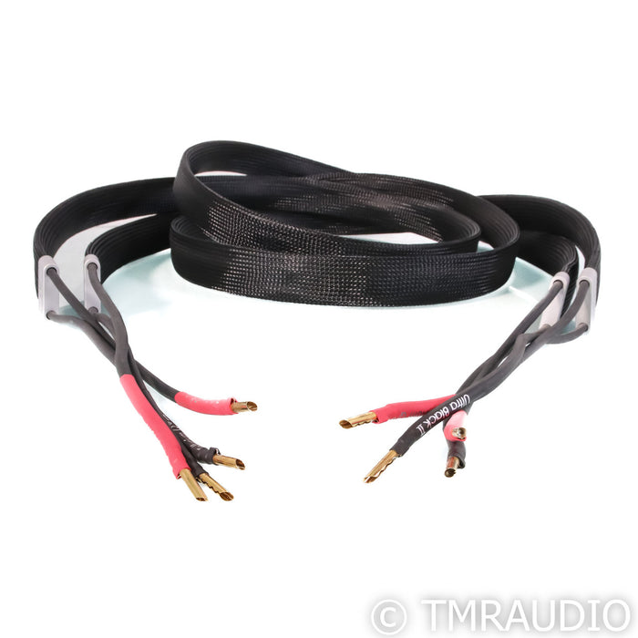 Tellurium Q Ultra Black II Speaker Cables; 2.5m Pair w/ Set of Jumpers
