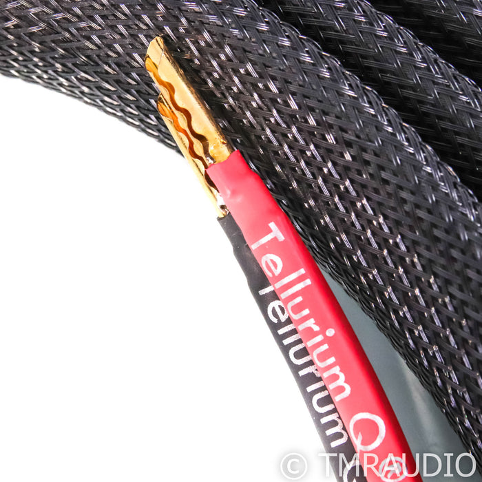 Tellurium Q Ultra Black II Speaker Cables; 2.5m Pair w/ Set of Jumpers