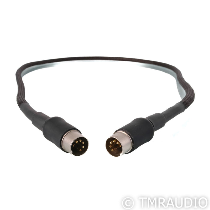 Tellurium Q Black II 5 Pin DIN Interconnect Cable; 1m single