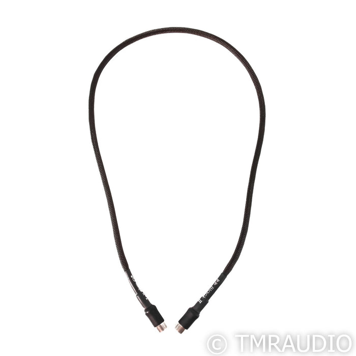 Tellurium Q Black II 5 Pin DIN Interconnect Cable; 1m single