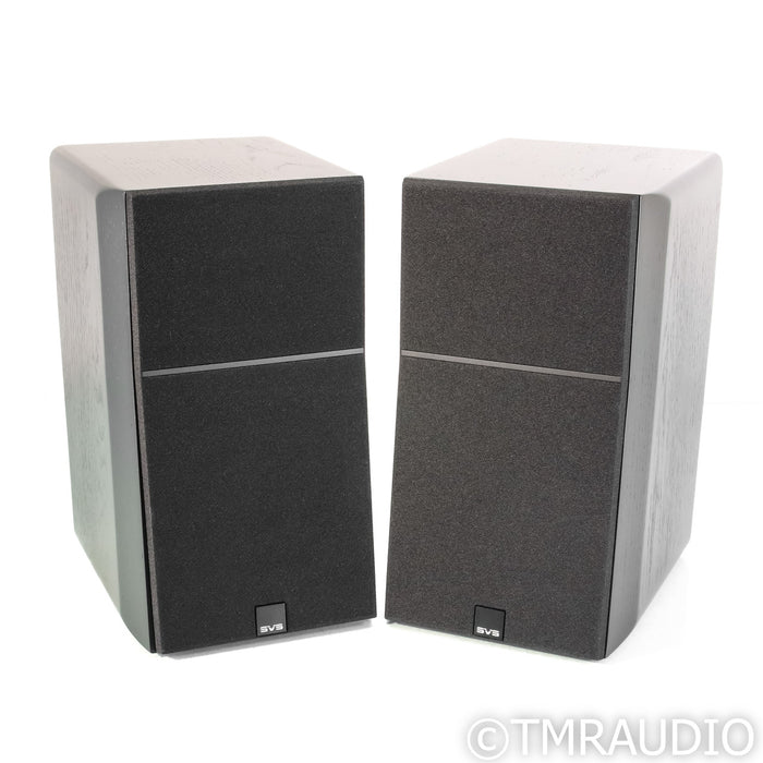 SVS Ultra Evolution Bookshelf Speakers; Black Oak Pair