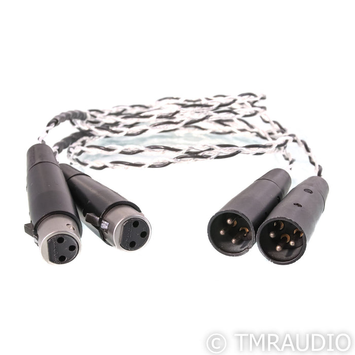 Kimber Kable Silver Streak XLR Cables; 1m Pair Balanced Interconnects