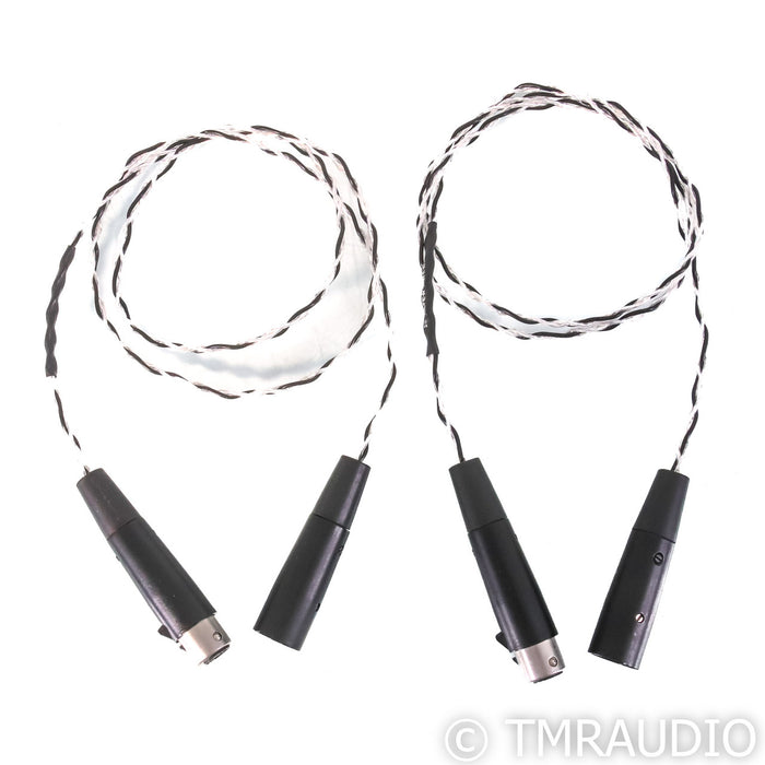 Kimber Kable Silver Streak XLR Cables; 1m Pair Balanced Interconnects