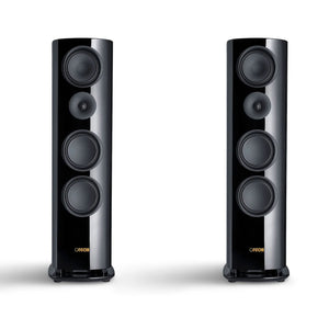 Canton Reference 5 Floorstanding Speakers; Piano Black Pair (Sealed w/ Warranty)
