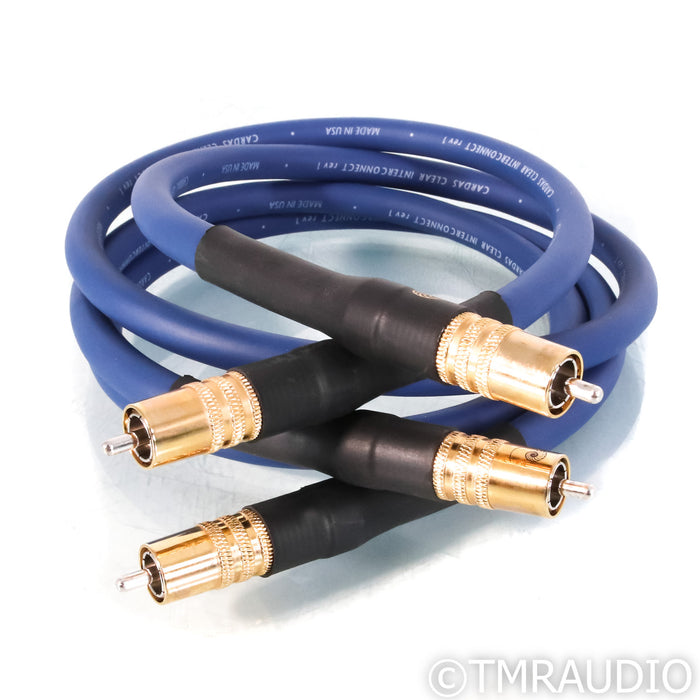 Cardas Audio Clear Rev 1 RCA Cables; 1m Pair Interconnects