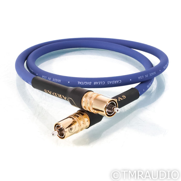 Cardas Clear Digital SPDIF Coaxial Cable; 1m Single Interconnect