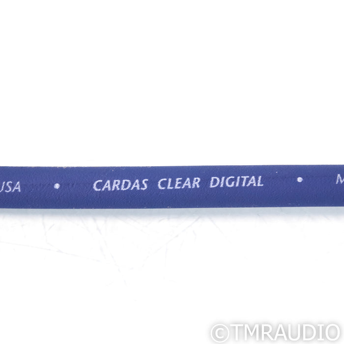 Cardas Clear Digital SPDIF Coaxial Cable; 1m Single Interconnect