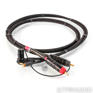 Audience Au24 SX Low-Z DIN to RCA Phono Cable; 1.25m Tonearm Interconnect