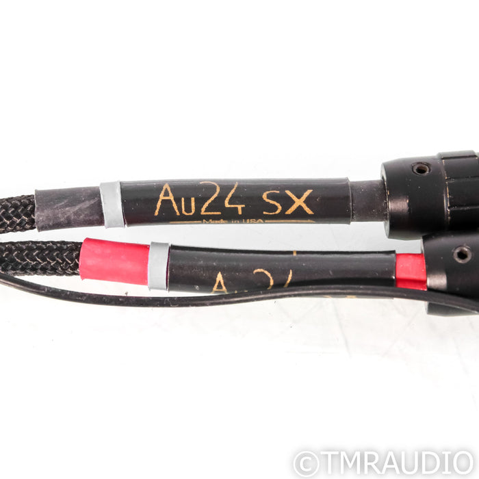 Audience Au24 SX Low-Z DIN to RCA Phono Cable; 1.25m Tonearm Interconnect