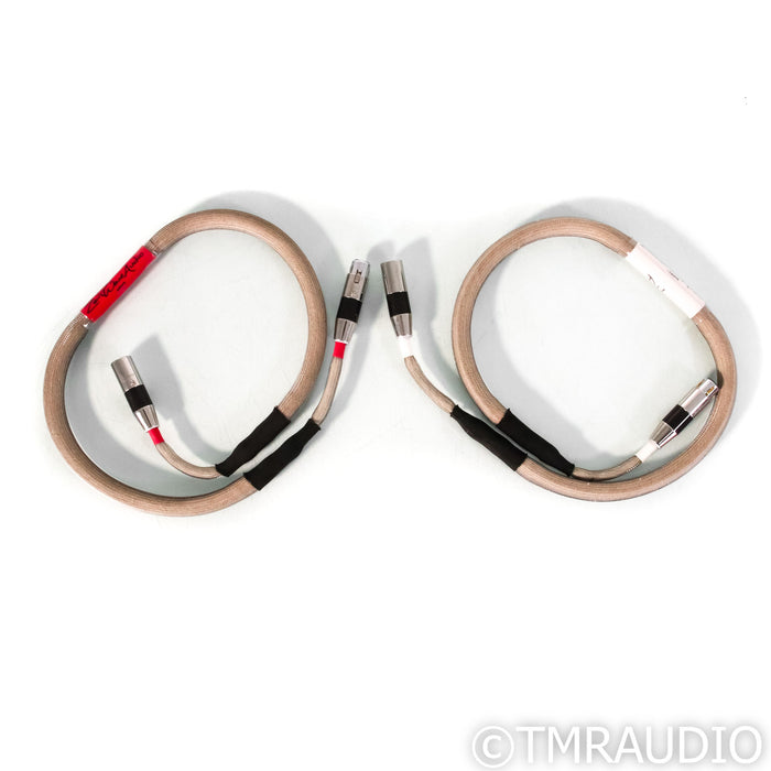 ZenWave Audio D4 XLR Cables; 1m Pair Balanced Interconnects