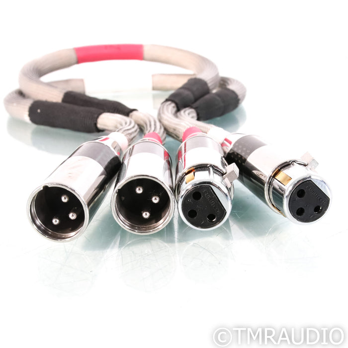 ZenWave Audio D4 XLR Cables; 0.8m Pair Balanced Interconnects