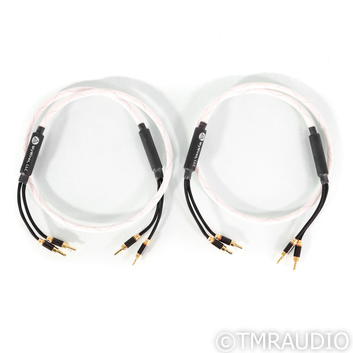 WyWires Platinum Series Speaker Cables; 5ft Pair