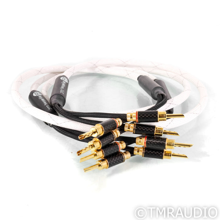 WyWires Platinum Series Speaker Cables; 5ft Pair