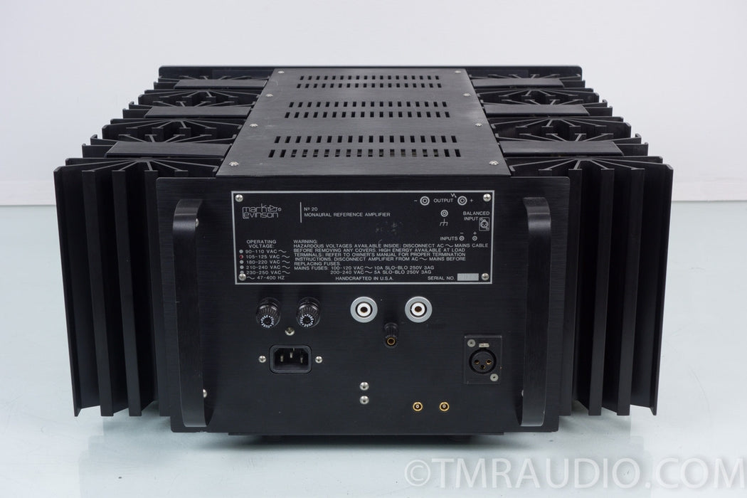 Mark Levinson No. 20 Class A Mono Amplifier Pair
