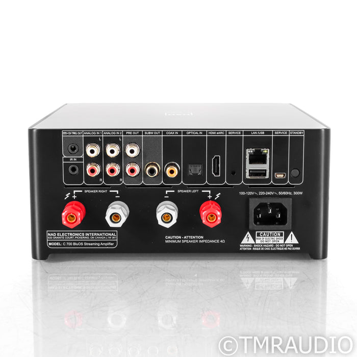 NAD Electronics C-700 BluOS Streaming Integrated Amplifier; Roon Ready