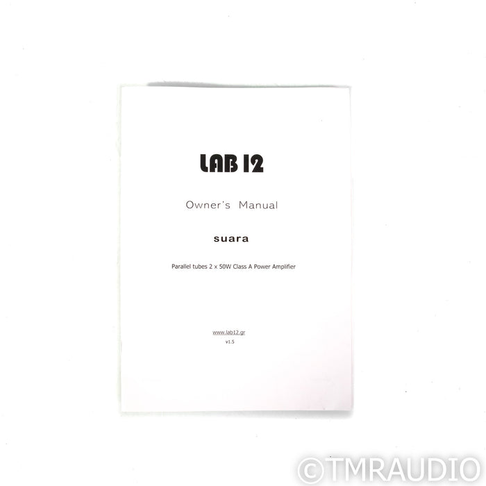 Lab12 Suara MK2 Stereo Tube Power Amplifier