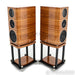 Wharfedale Elysian 2 Bookshelf Speakers; Walnut Piano Pair w/ Stands