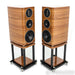 Wharfedale Elysian 2 Bookshelf Speakers; Walnut Piano Pair w/ Stands