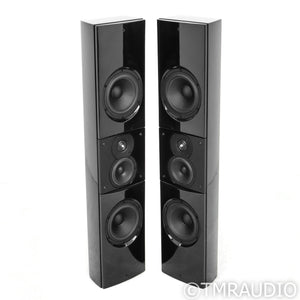 Aerial Acoustics 7LCR On-Wall Surround Speakers; Gloss Black Pair
