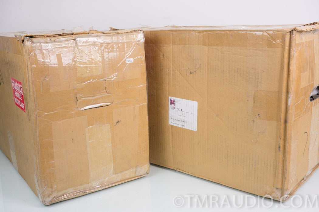 Dunlavy SC-I Light Oak Speakers in Factory Boxes