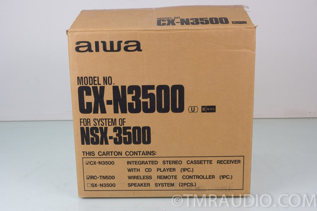 Aiwa NSX-3500 Compact Stereo Shelf System in Factory Box
