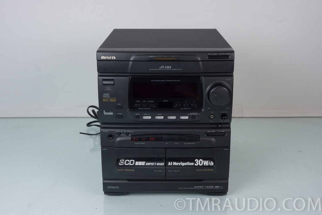 Aiwa NSX-3500 Compact Stereo Shelf System in Factory Box