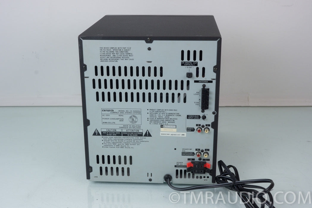 Aiwa NSX-3500 Compact Stereo Shelf System in Factory Box