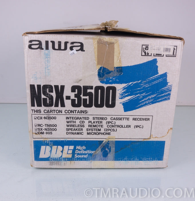 Aiwa NSX-3500 Compact Stereo Shelf System in Factory Box