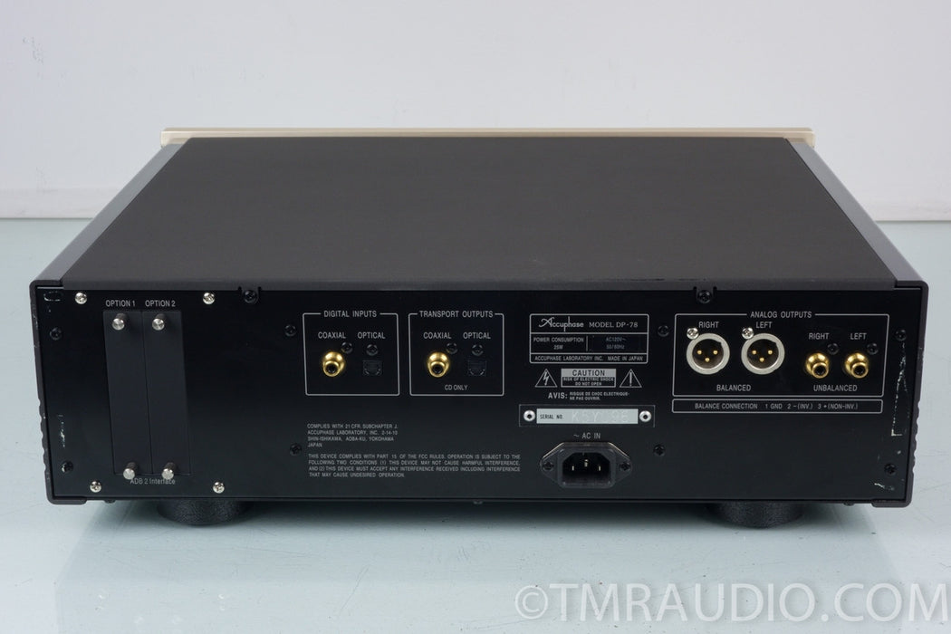 Accuphase DP-78 Reference CD / SACD Player