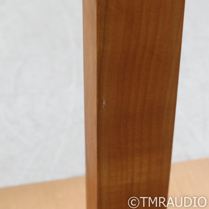Soundkaos Vox 3a Bookshelf Speakers; Cherry Pair w/ Stands & LessLoss Firewall