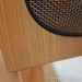 Soundkaos Vox 3a Bookshelf Speakers; Cherry Pair w/ Stands & LessLoss Firewall