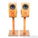Soundkaos Vox 3a Bookshelf Speakers; Cherry Pair w/ Stands & LessLoss Firewall