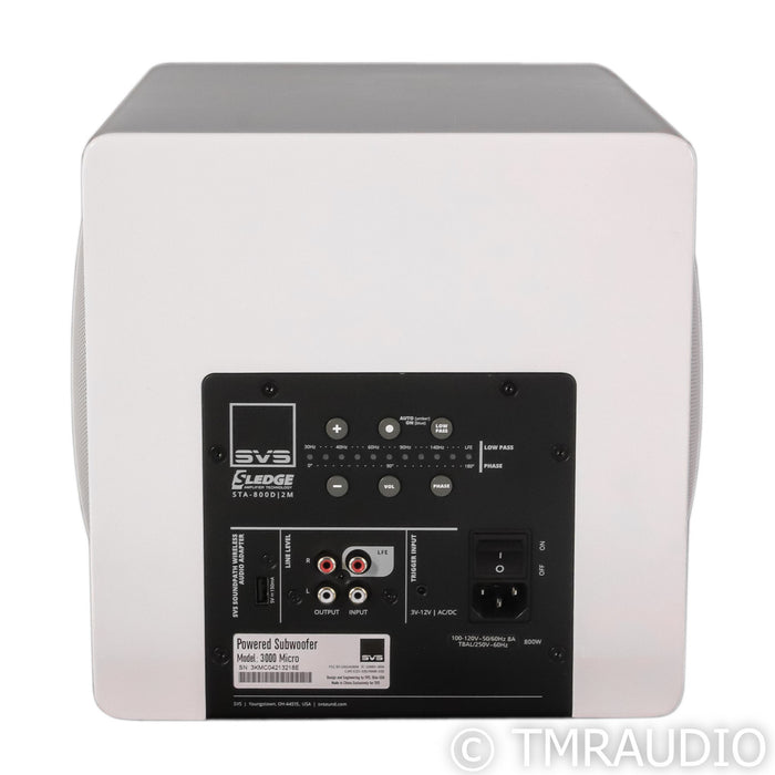 SVS 3000 Micro 8" Powered Subwoofer; White