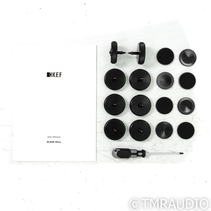 KEF Blade One Meta Floorstanding Speakers; Charcoal Pair